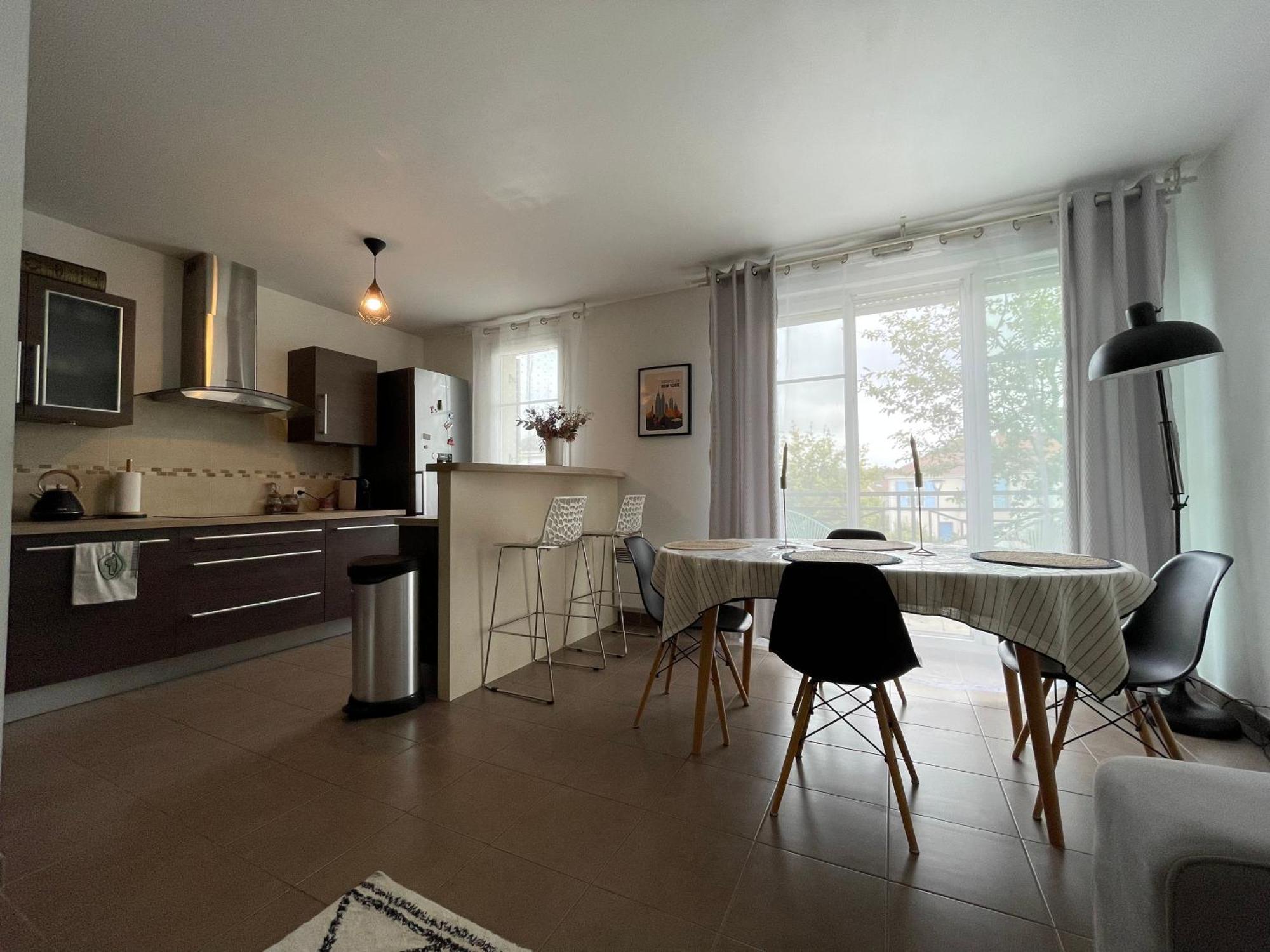 Duplex Moderne 8Per&3Ch&10 Min Disney&Parking Free Magny-le-Hongre Eksteriør bilde